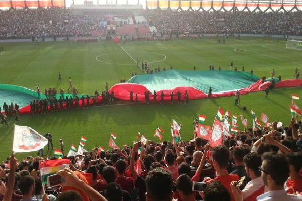 من افتتاح ملعب زاخو 