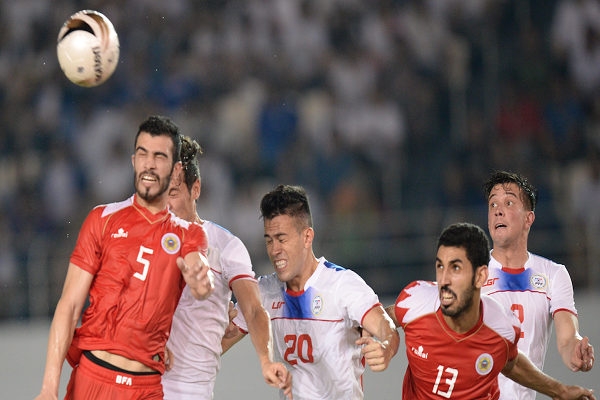 سوريا وأفغانستان تنسيان حربهما خلال مباراة لكرة القدم