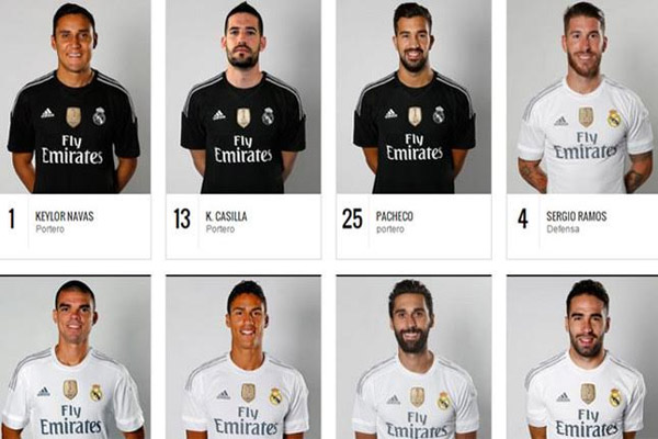 بعض نجوم ريال مدريد قاموا بتغيير أرقامهم في صفوف الفريق 