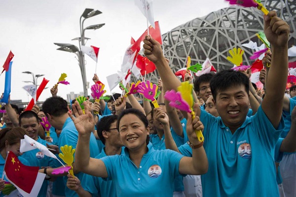 احتفالات منظمة في بكين بعد حصولها على الألعاب الشتوية
