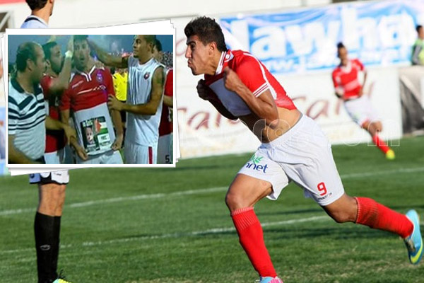 بونجاح يهدي هدفه في كأس تونس للطفل الفلسطيني الدوابشة