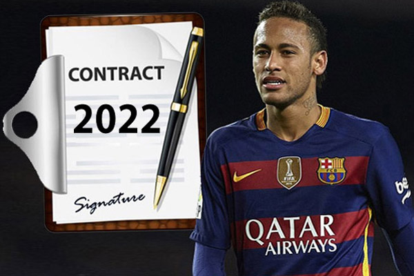 نيمار يُنهي الجدل ويقرر التوقيع على عقد جديد حتى عام 2022