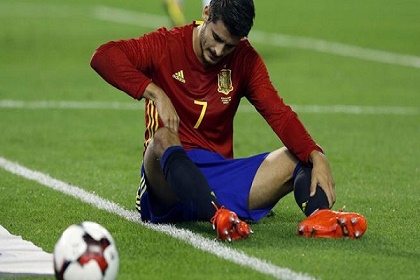 مدرب إسبانيا يكشف عن مدى خطورة إصابة موراتا