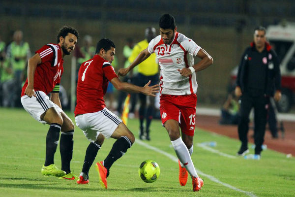 مباراة سابقة بين مصر وتونس
