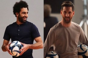 محمد صلاح يتحدى ميسي في إعلان تجاري