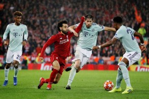 بايرن وليون يرغمان ليفربول وبرشلونة على التعادل السلبي