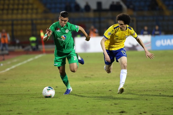 فوز صعب للاسماعيلي على الرجاء في ذهاب نصف النهائي