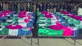 BBC أقيمت جنازة جماعية لضحايا الشرطة