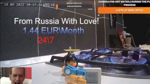 روسي يغيظ أوروبا.. يشعل موقد مطبخه على مدار الساعة