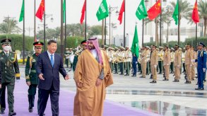 الرئيس الصيني في ضيافة الأمير محمد بن سلمان بقصر اليمامة