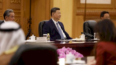 رئيس الصين بعد اجتماع مع ولي عهد أبوظبي: 4 اقتراحات للسلام بالشرق الأوسط