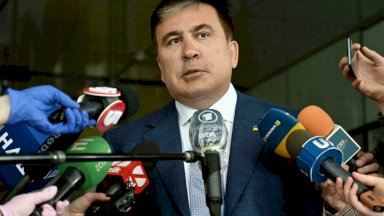 زعيم المعارضة ميخائيل ساكاشفيلي الذي كان الرئيس الموالي للغرب في جورجيا. (أرشيفية)