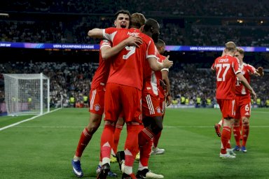 دوري أبطال أوروبا: بايرن يقطع شوطا كبيرا نحو نصف النهائي بفوزه في معقل ريال 2-1