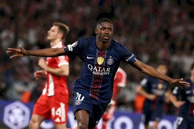 دوري أبطال أوروبا: ديمبيليه يقول "إذا لم تضغط سيضعك إنريكي على مقاعد البدلاء"