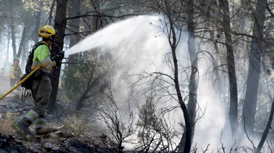 موجة حرائق الغابات في شمال إسبانيا صارت 