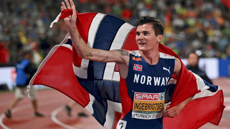 Ingebritsen repeats the double of Berlin from 1500 to 5000 meters