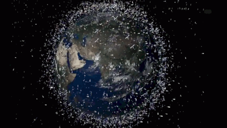 Japanese parties are racing to find a solution to the problem of space junk